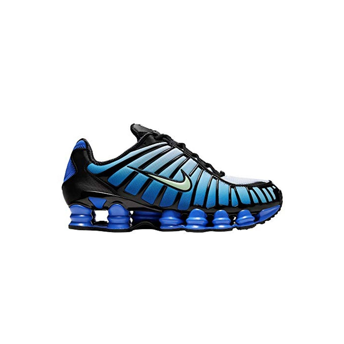 Fashion Nike Shox Tl Hombres Negro/Vapor Verde/Racer Azul Zapatos Casual Av3595-009, Azul