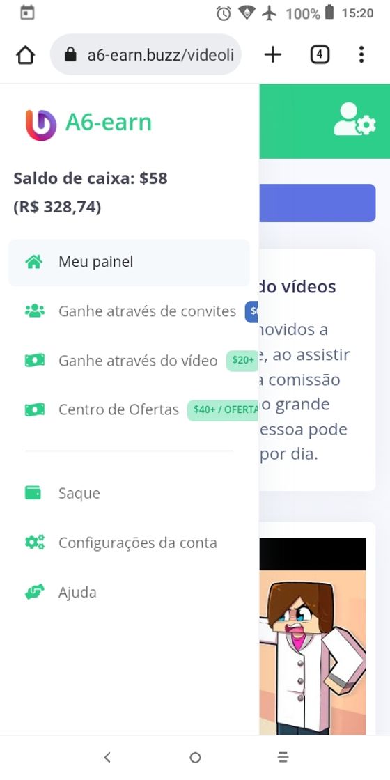 App Site que está pagando 