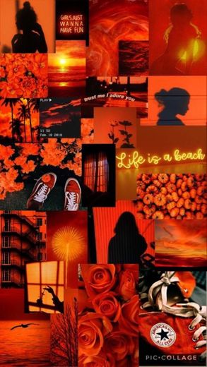 Orange aesthetic 