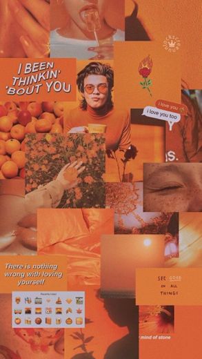 Orange aesthetic