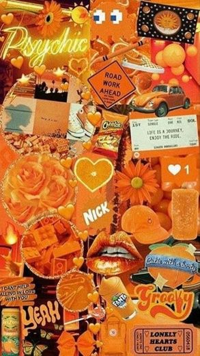 Orange aesthetic 