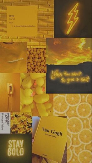 Yellow aesthetic 