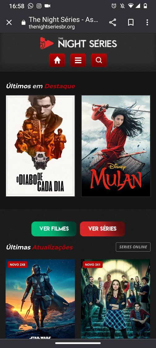 Películas The Night Séries e Filmes 