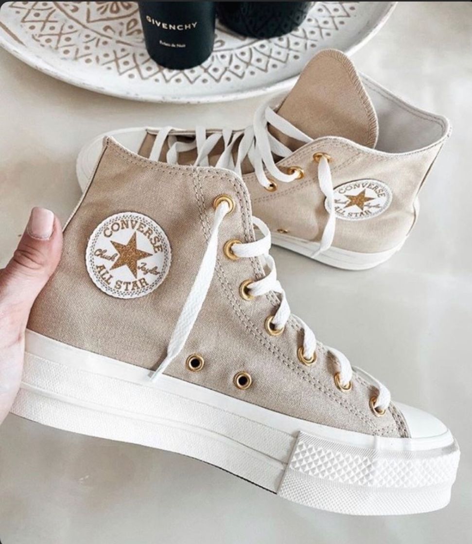 Fashion Tênis All Star bege