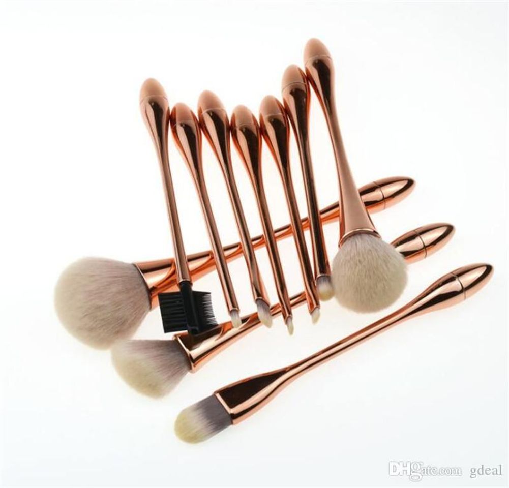 Electronic 10pcs Nueva cáliz cintura profesional Make Up juego de pinceles de maquillaje