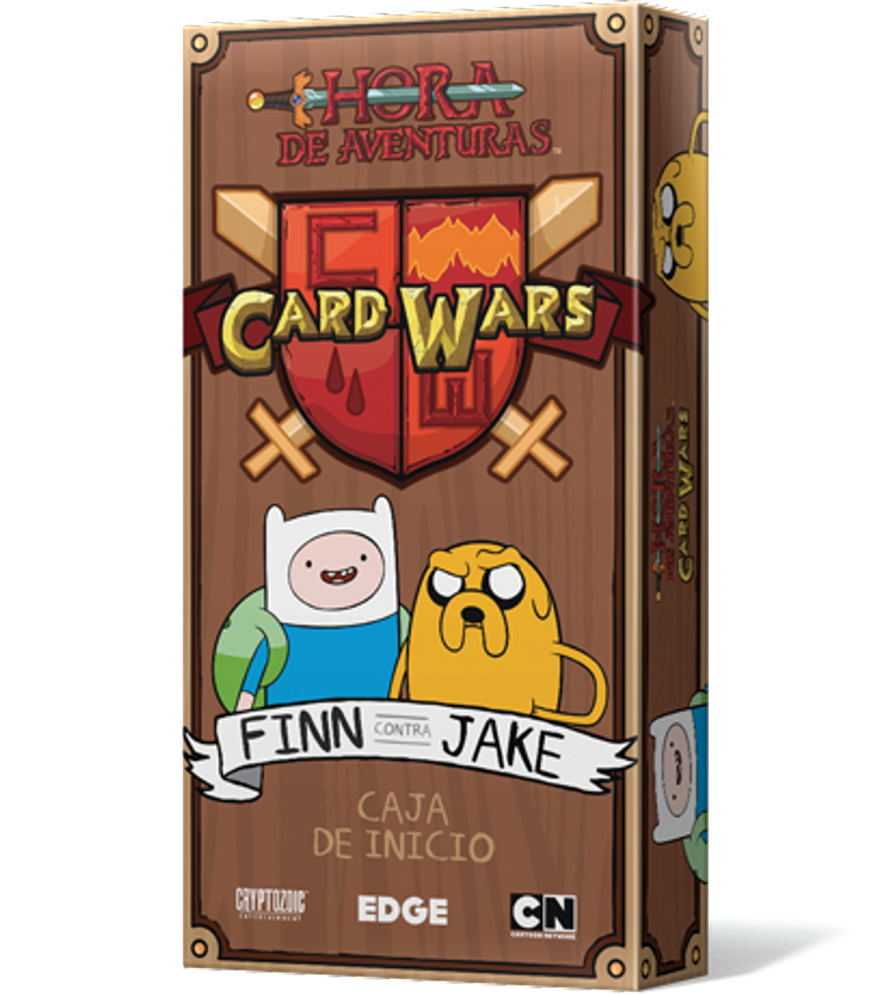 Fashion Hora de aventuras. Card wars. Caja inicio Finn y Jake