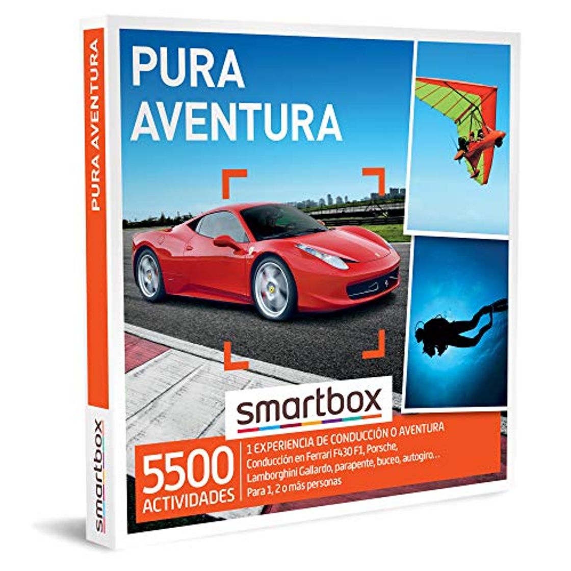 Social Smartbox - Caja Regalo para Hombres - Pura Aventura - Caja Regalo