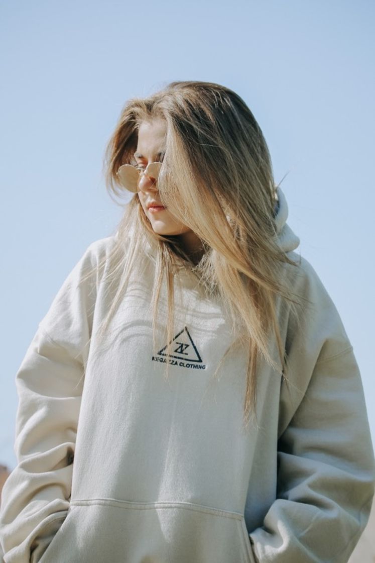 Social Beige Hoodie