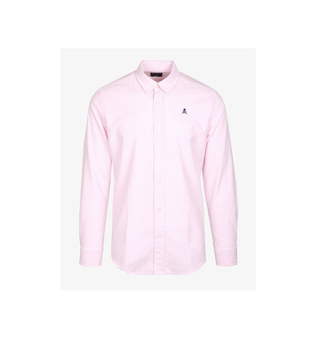 Social CAMISA OXFORD CALAVERA CONTRASTE– Scalpers