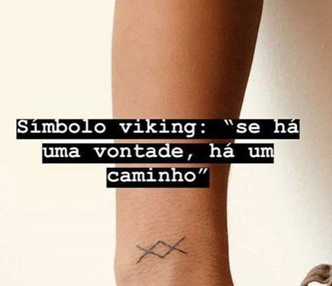 Fashion Tatuagem símbolo viking