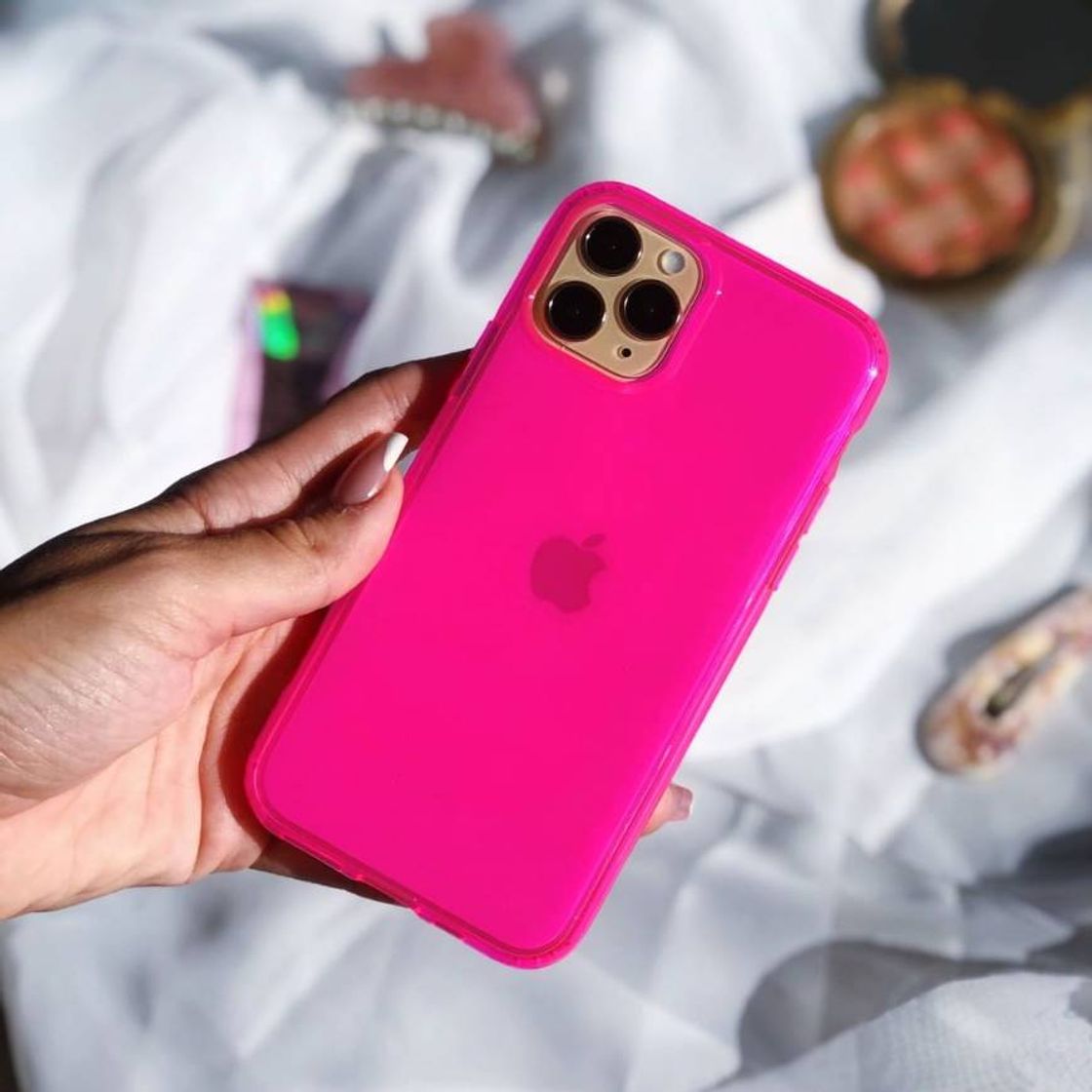 Fashion Funda de terciopelo para iPhone 11 pro, color rosa