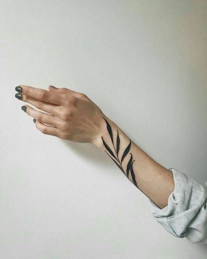 Leaf tattoo