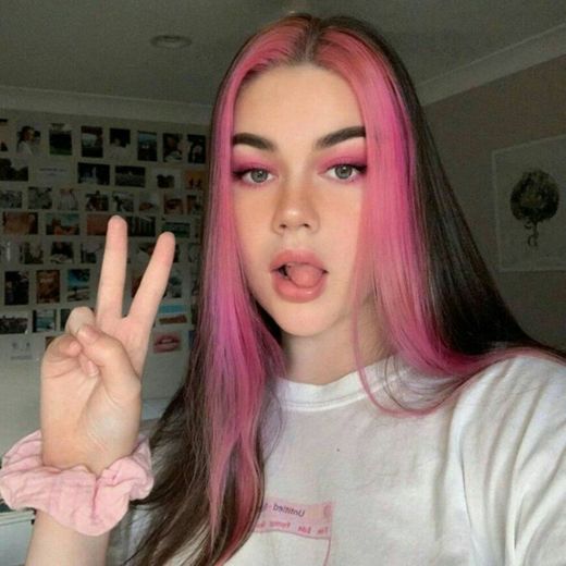 Pink hair