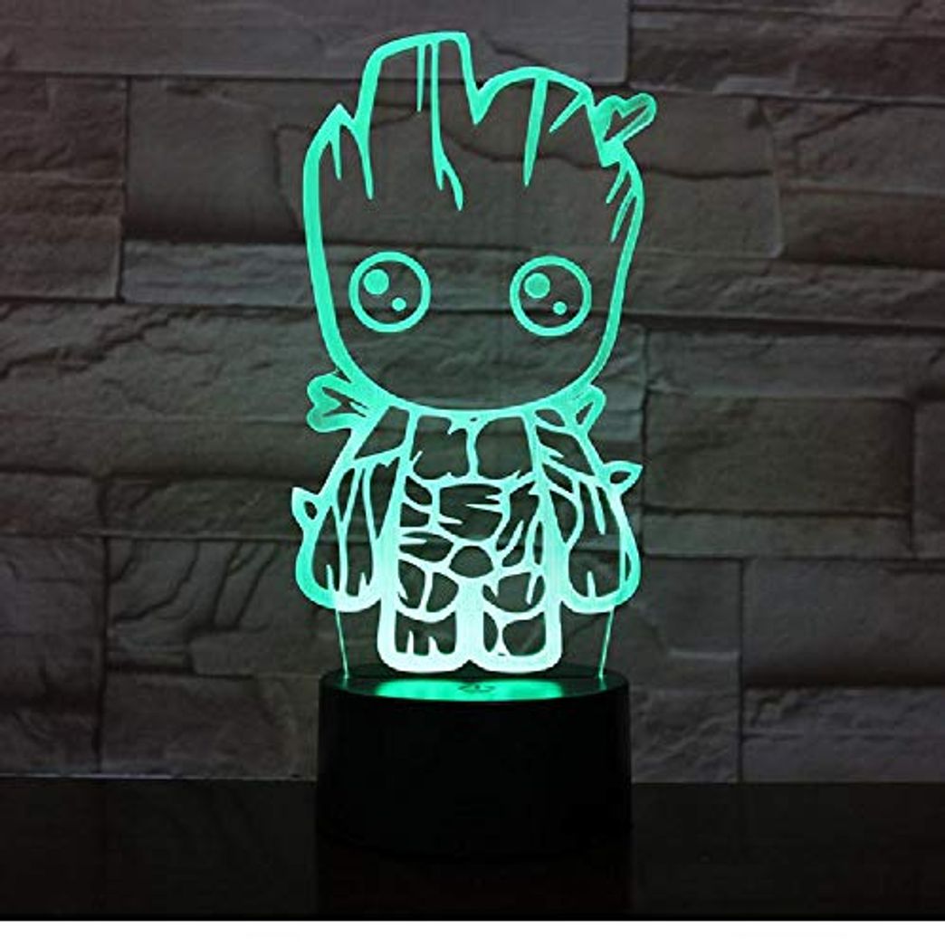 Product Atmósfera 3D Lámpara Marvel Movie Guardianes De La Galaxia Groot Mejor Regalo Para Adolescente Lámpara De Luz Nocturna Led