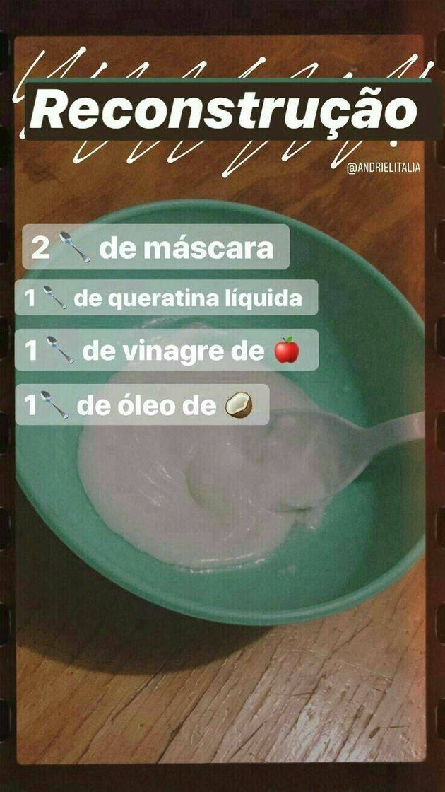 Social RECEITA PARA CABELOS