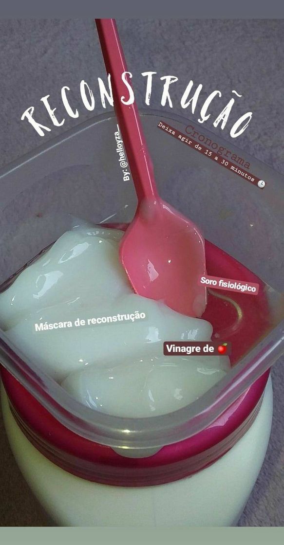 Social RECEITA PARA CABELOS