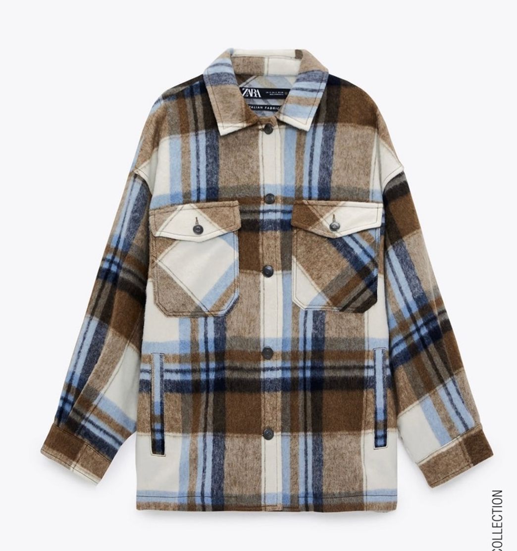 Social Camisa comprida aos quadrados 
