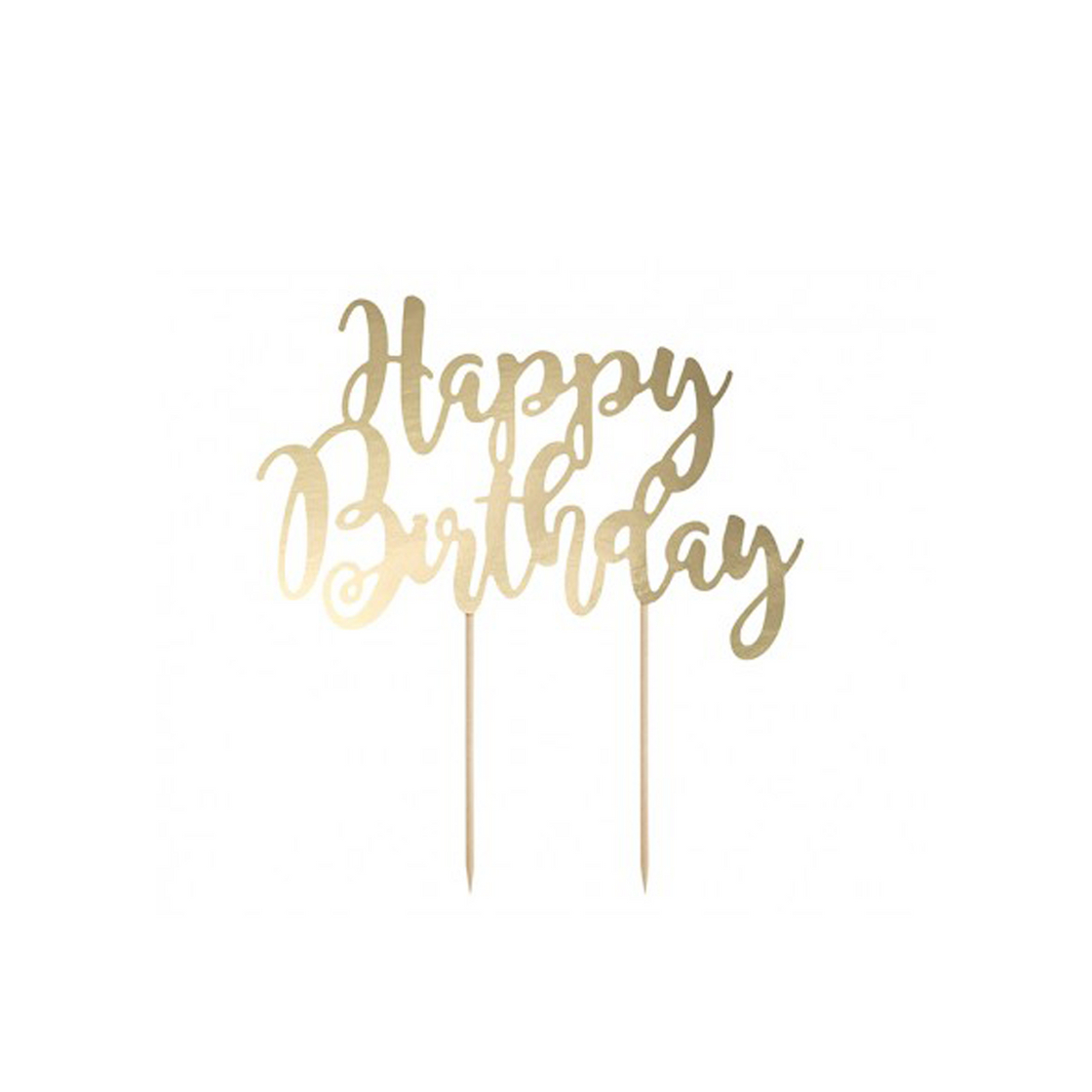 Producto Topo Bolo Happy Birthday Dourado