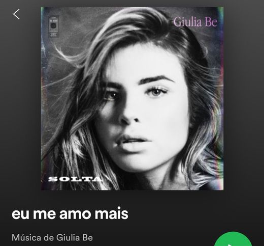 Eu me amo mais - Giulia Be 