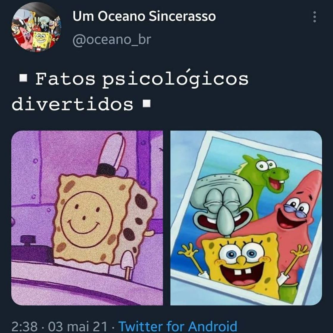 Moda Fatos pcicologicos divertidos