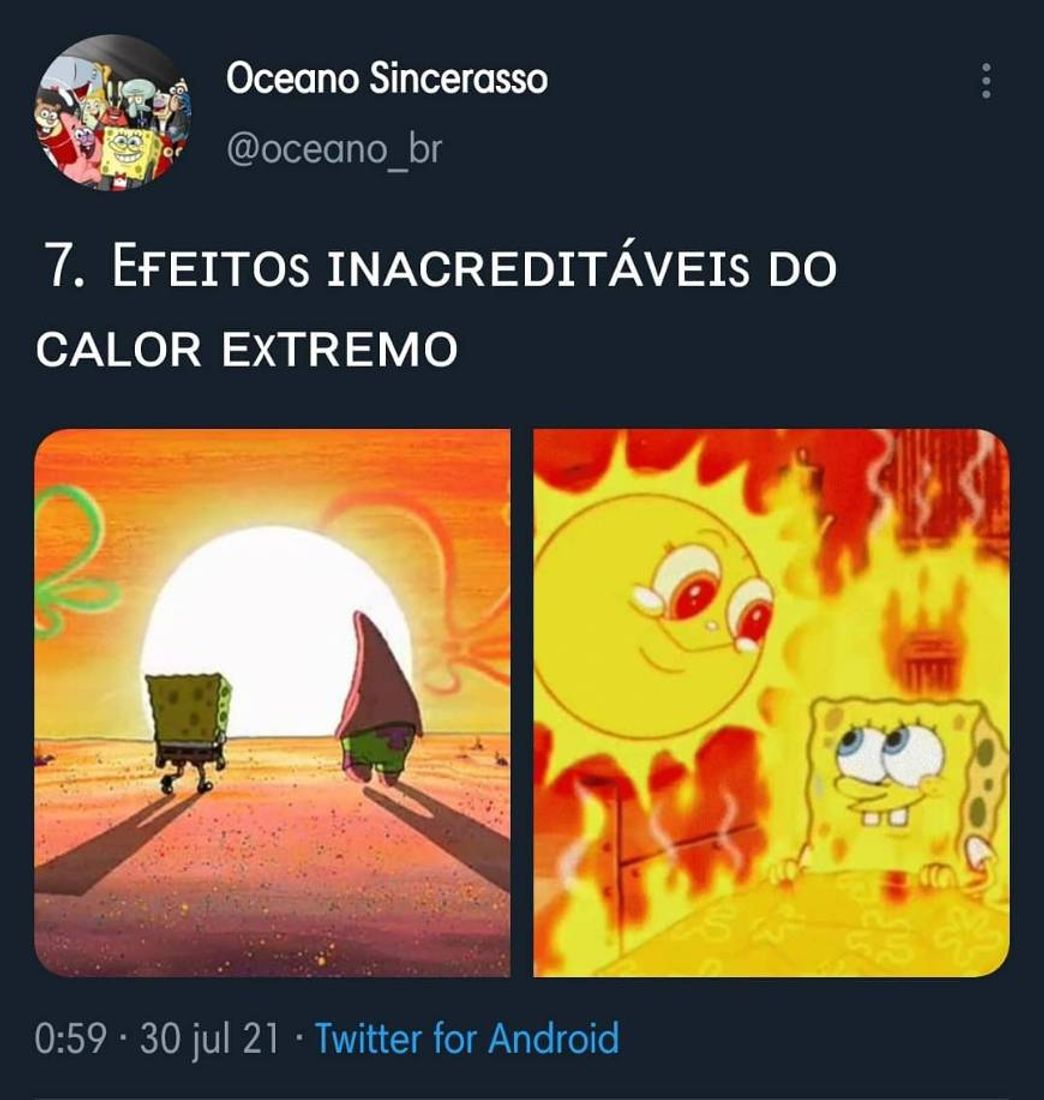 Moda 7. Efeitos inacreditáveis do calor extremo