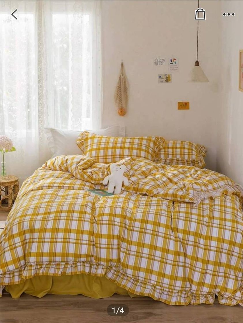 Producto Plaid Pattern Bedding Set