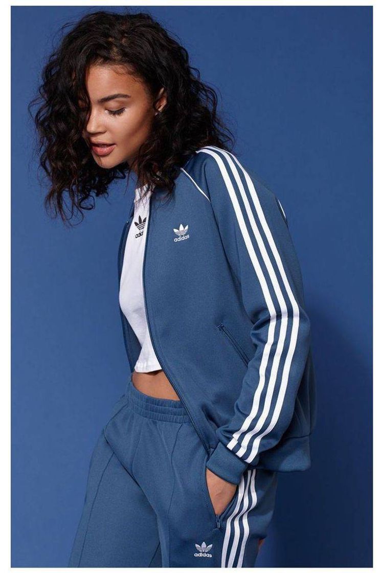 Fashion Conjunto Adidas Azul 