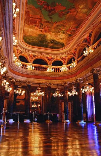 Salão do Teatro Amazonas pelo lado de dentro