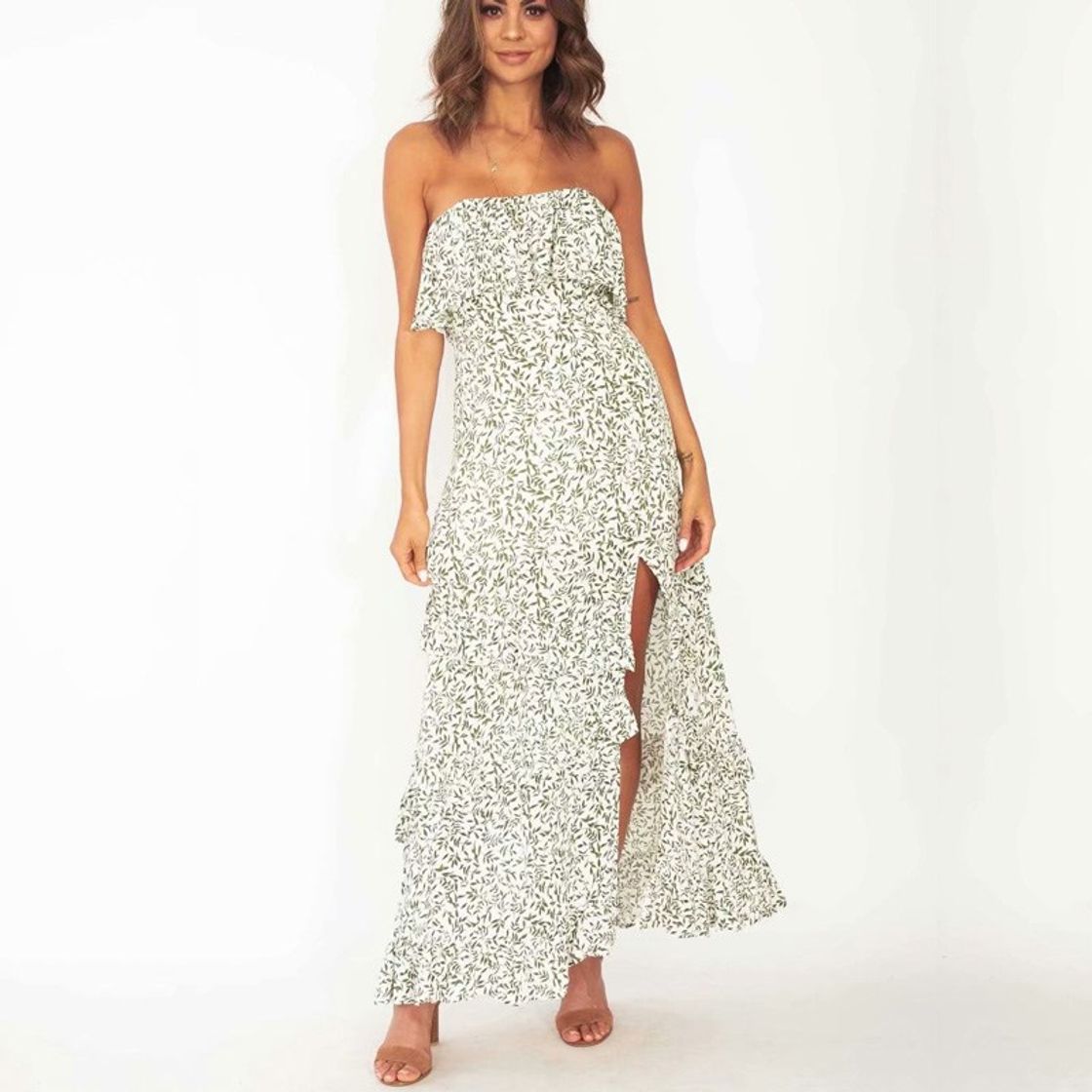 Product Vestidos Mujer Casual Playa Largos Boho Floral Maxi Vestido Bohemio Tirantes Playa