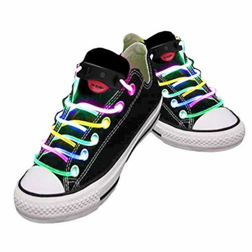 Cordones impermeables para zapatos con LED en diferentes colores