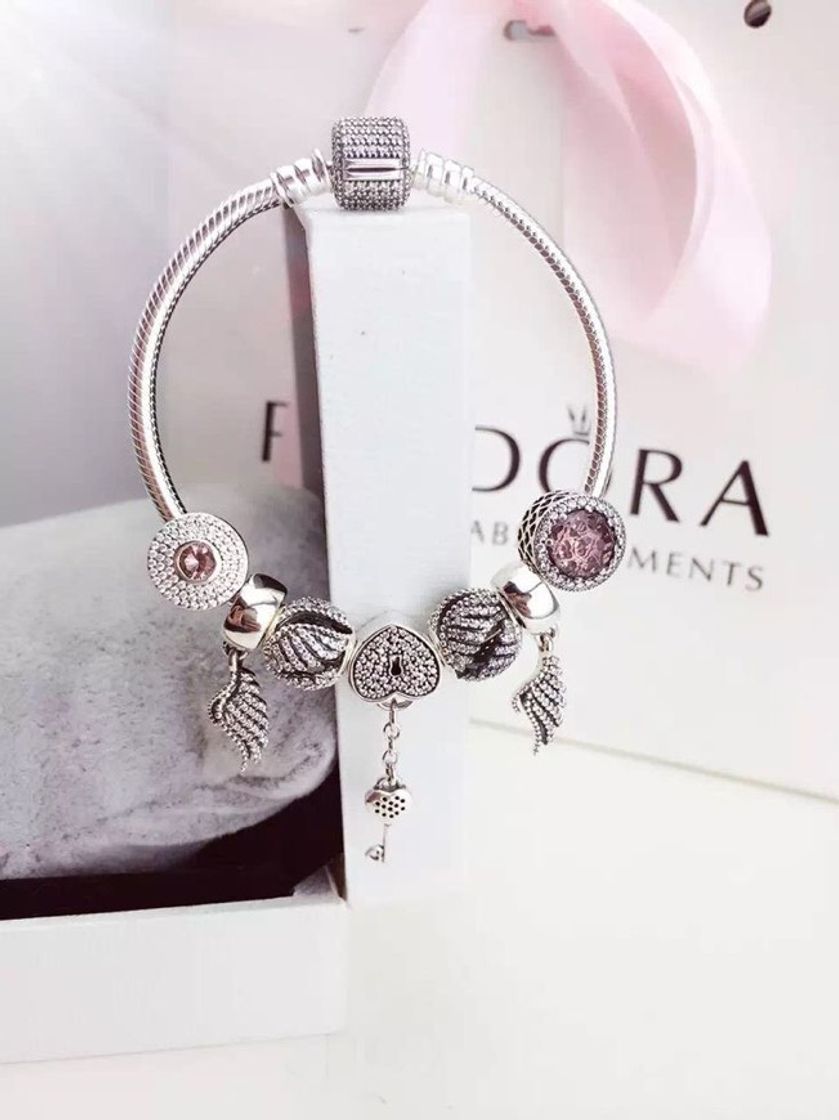 Moda Pandora Pulsera Pulsera de Oro Talla 18 550702