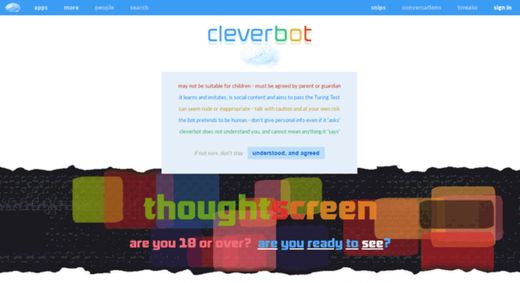 Cleverbot.com - a clever bot - speak to an AI with some Actual ...