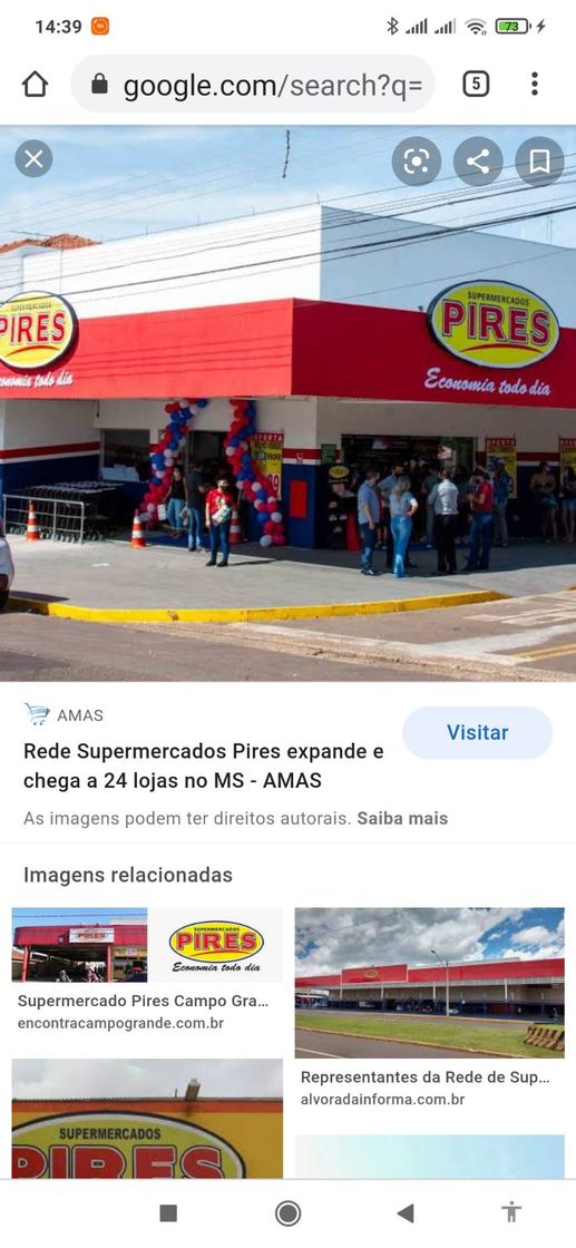 Lugar Supermercado Pires