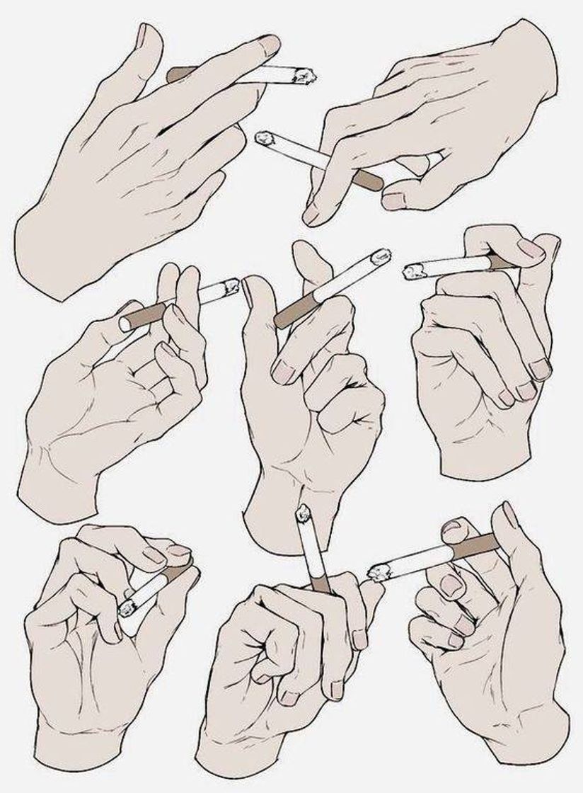 Moda Hand and cigarette