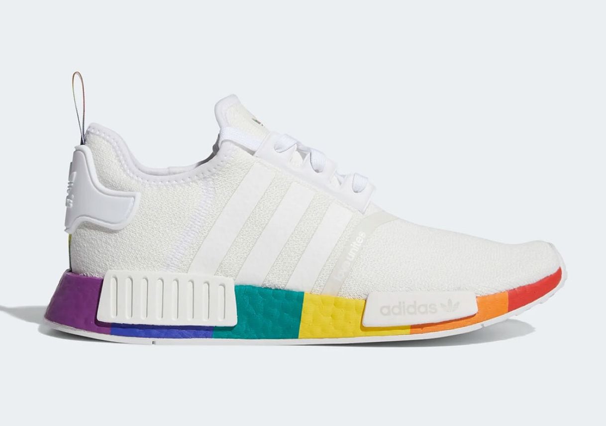 Fashion adidas NMD_R1 Pride Shoes - White | adidas US