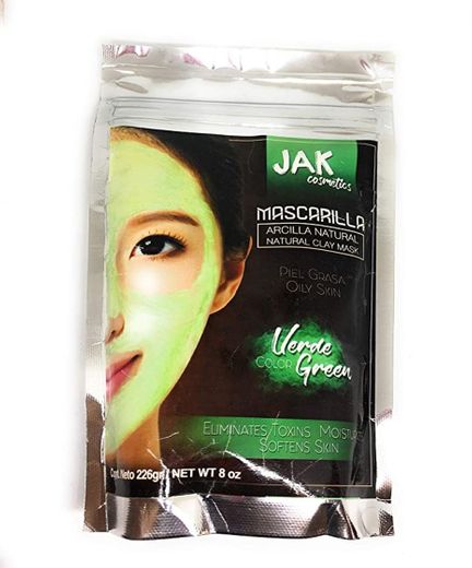 Argila EM Pó - Arcilla Verde Francesa 500 G - polvo para máscaras y gommages - 100% natural - Máscara facial - polvo
