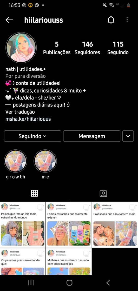 Conta de utilidades💫