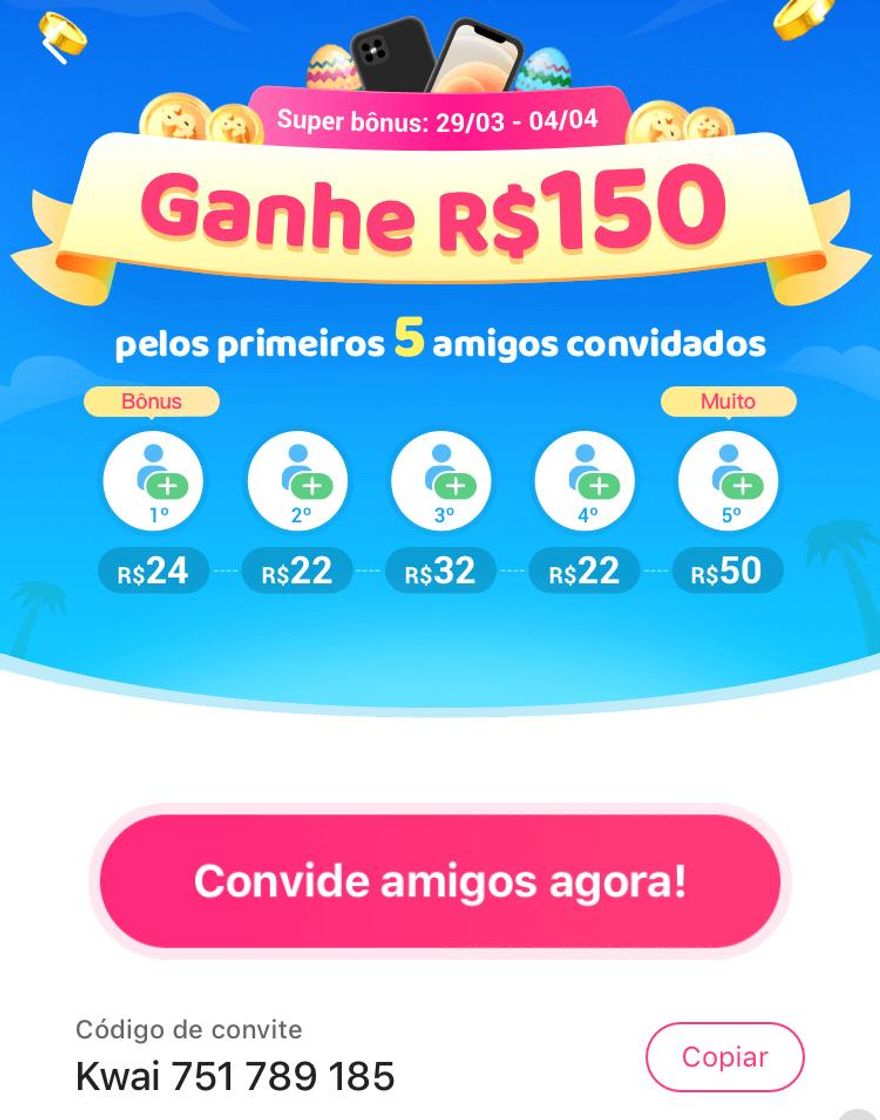 App Ganhe até R$150,00 vem para Kwai e ganhe uma grana extra 