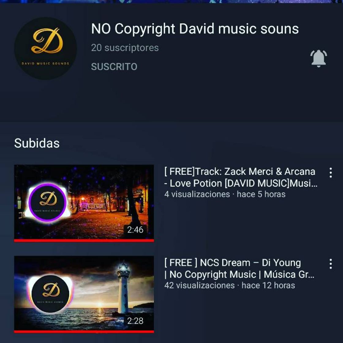 Social Mi canal YouTube si les gusta músicas muy buenas