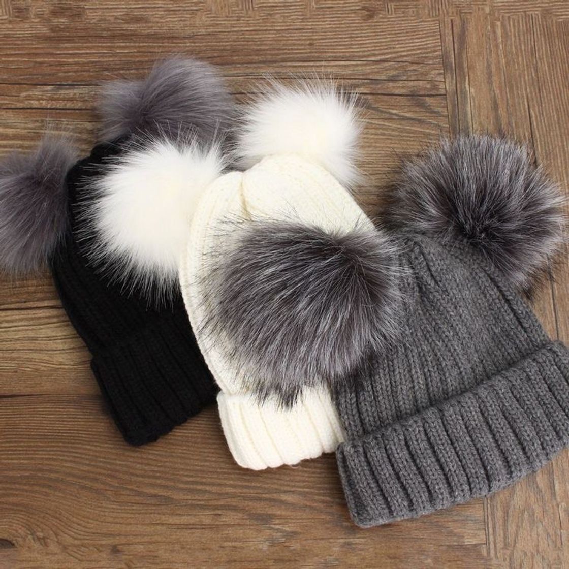 Fashion Pom Pom Beanie Cap 