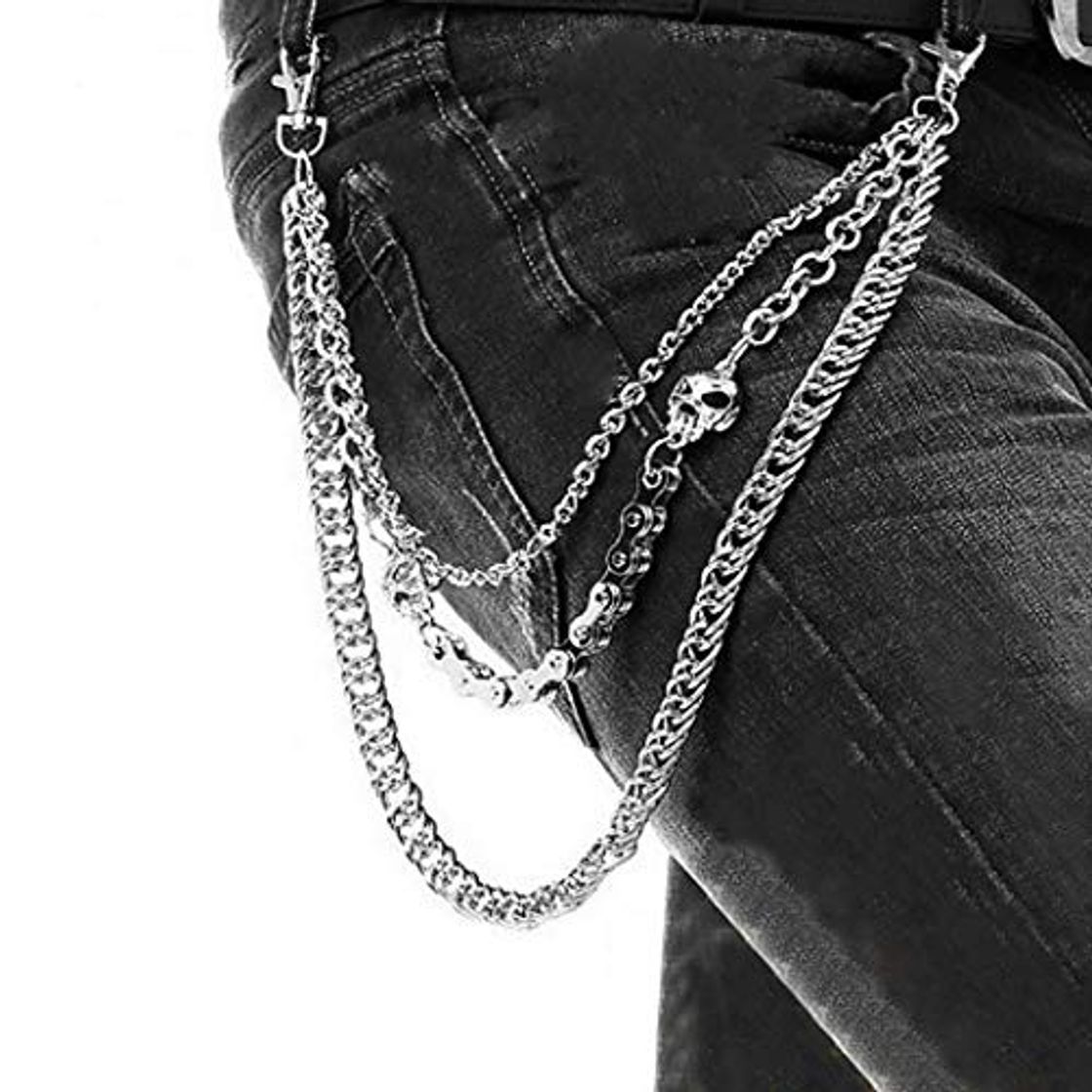 Social Zoylink Cadena De Pantalones Jean Billetera Cadena Cadena De Pantalones Punk Gótico