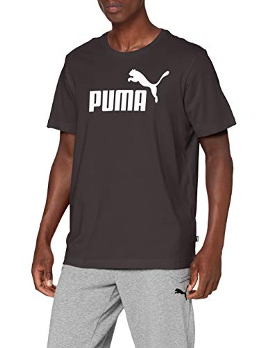 Moda Puma Essentials LG T Camiseta de Manga Corta, Hombre, Negro