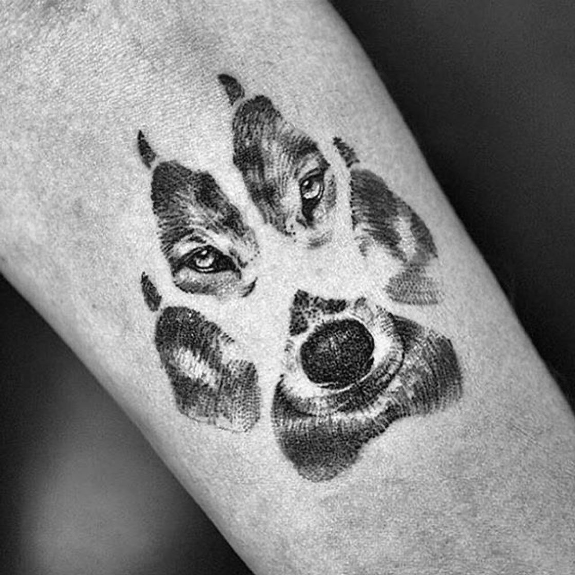 Moda Tattoo de lobo 🐺 