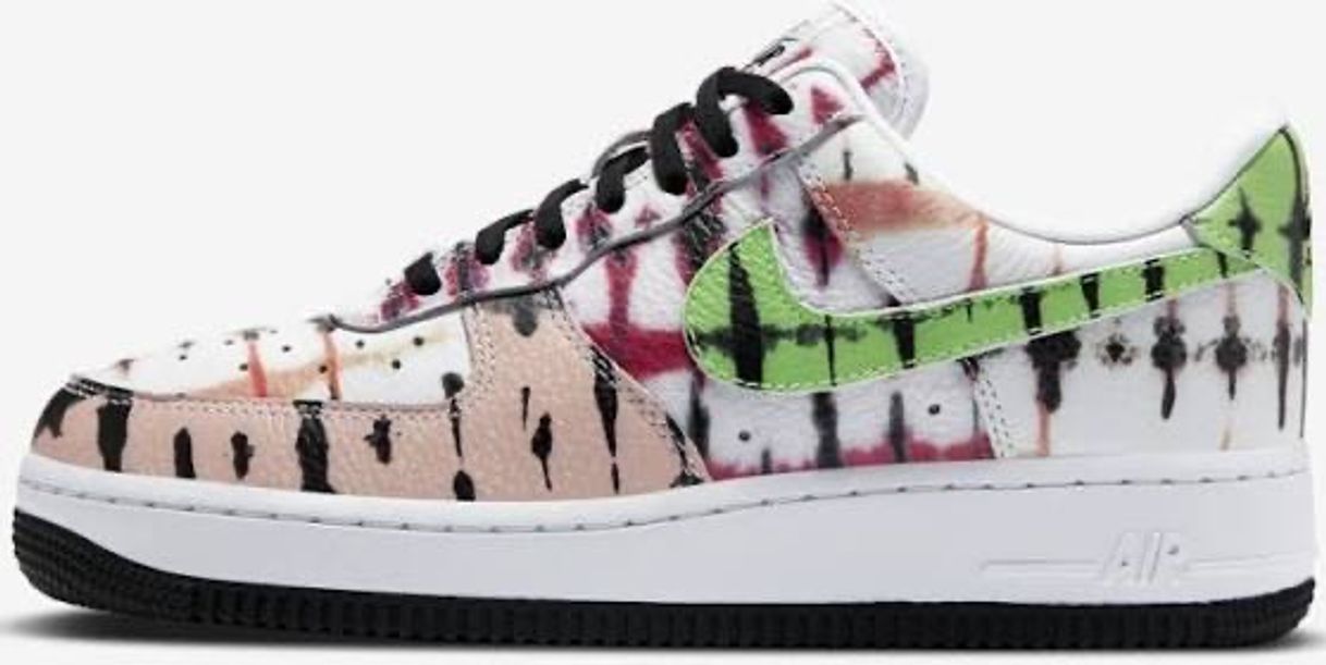 Moda Air force 1 BLACK TIE DYE