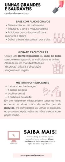 cuidado com as unhas