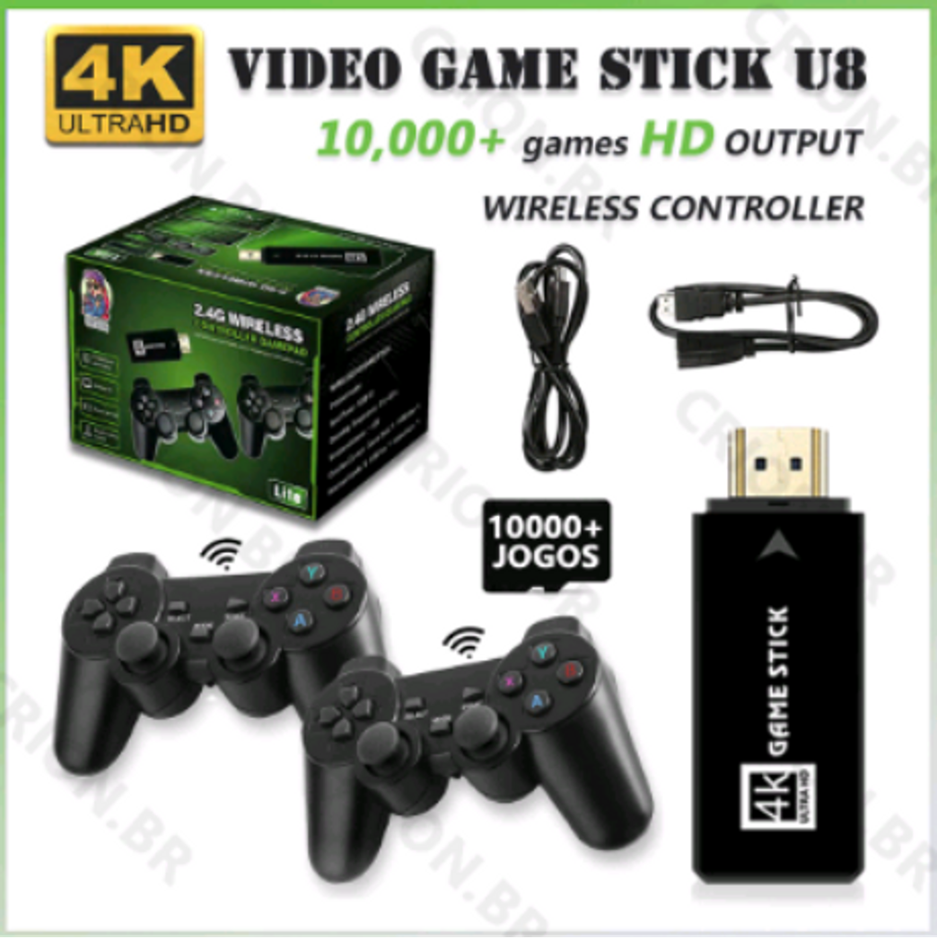 Fashion Vídeo game stick 4k U8