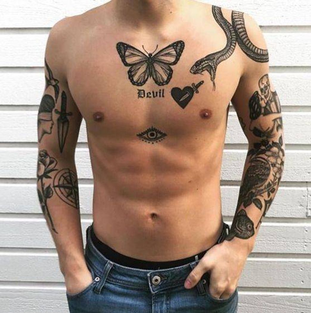 Moda Tattoo de borboleta bem hype pra fazer, só falta a coragem