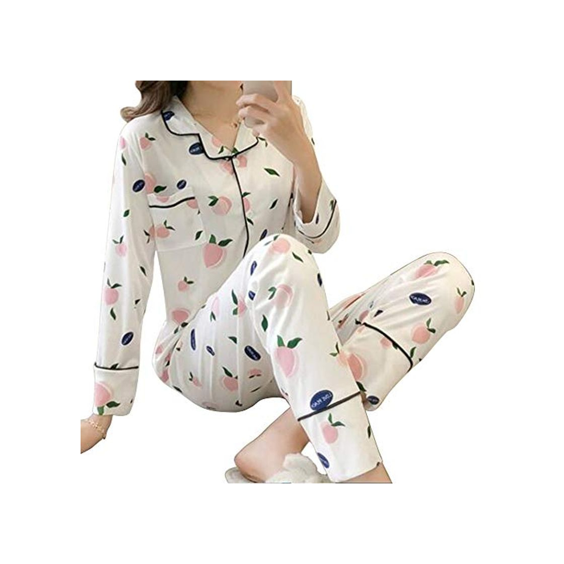 Social CIDCIJN Pijama para Mujer