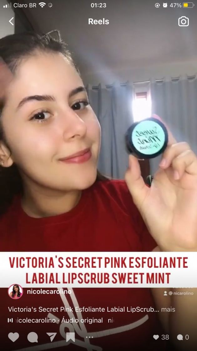 Products Victoria's Secret Pink Esfoliante Labial LipScrub Sweet Mint