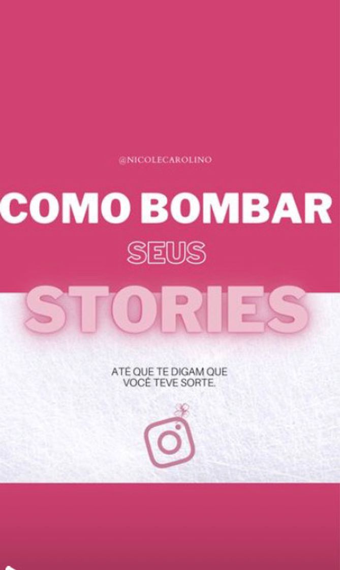 Moda COMO BOMBAR SEUS STORIES 